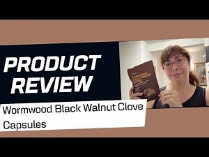 Wormwood Black Walnut Clove Capsules REVIEW!