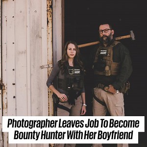 Alex turned her back on a photography career to make a living alongside her army veteran boyfriend Jon as 'bail recovery agents' tracking fugitives across America... 😱 | UNILAD