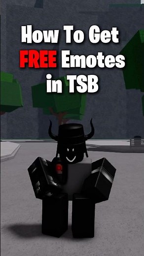 How to Get Free Emotes in TSB #thestrongestbattlegrounds #roblox #tsb #shorts
