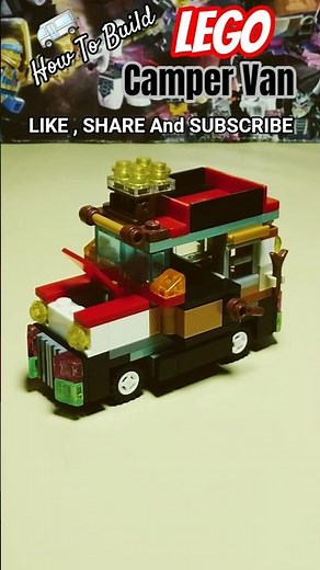 How To Build LEGO Camper Van 🚐 #lego #shorts #campervan #legocars
