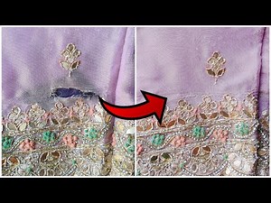 how to repair a torn blouse