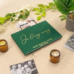 Remembrance Guest Book, Funeral Memory Book, Celebration of Life Sign in Book, Keepsake, Remembering Mum, Condolence Book - Etsy UK