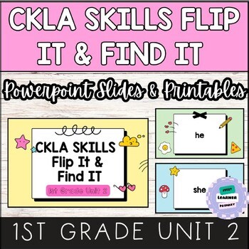 CKLA Skills 1st Grade Unit 2 | Tricky Word Game & | PPT Slides & Printables |