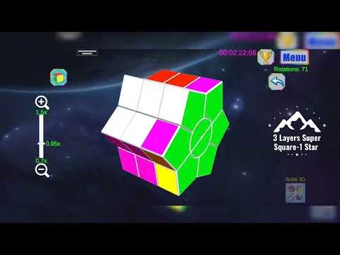 How To Solve 3 Layers Super Square - 1 Star Cube