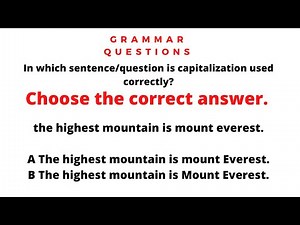CAN YOU SCORE 10/10 |CAPITALIZATION QUIZ TEST 1