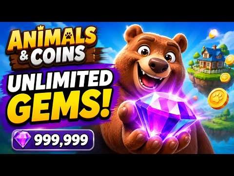 Animals & Coins Free Gems Glitch + Build Islands INSTANT!!