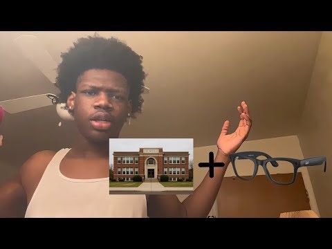 I TOOK THE META GLASSES TO SCHOOL..