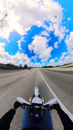 POV husqvarna 701 supermoto highway plane