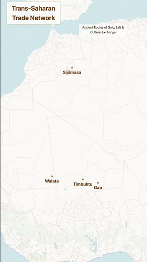 Trans-Saharan Trade Routes: The Ancient Highway of Gold & Culture 🏜️✨ #historyshorts #pyramids