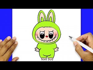 How To Draw A Labubu Green | Labubu Drawing Easy