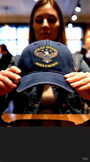 Custom Name Police Officer Hat, Personalized Embroidered Badge Cap, Honor & Sacrifice Hat, Police Dad Hat, Law Enforcement Gift for Officers