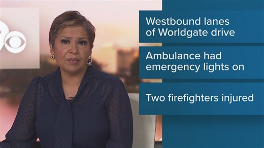 One person is dead after a car collided with an ambulance