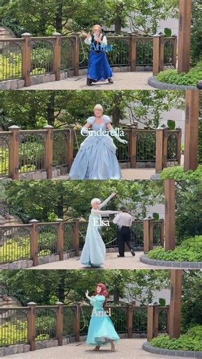 ファンタジースプリングスのお城へ帰るプリンセスたち💍 #ディズニー #ディズニーシー #ファンタジースプリングス