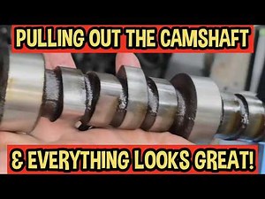 Removing Cam, Lifters, Push Rods & Rockers Shows Very Little Wear On This Chevy 350