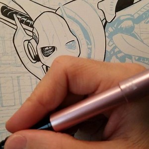12K views · 781 reactions | Some *cough* Grievous #inking from last year using my #PentelBrushPen. #StarWars #GeneralGrievous | Paolo Rivera, Comic Book Artist | Facebook