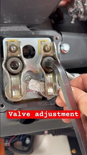 Generac valve adjustment