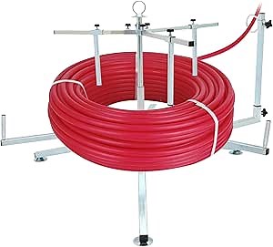 Anrain Pex Tube Uncoiler for 3/8'' to 1'' Pex Tubing, Maximum Load 330 Pounds, Iron Material, Silver Color, Industrial Tubing, Hardware Tubing, Radiant Potable Water Applications: Amazon.com: Industrial & Scientific