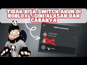 WHY CAN'T SWITCH ACCOUNT ON ROBLOX LAPTOP OR COMPUTER KO TUTORIAL