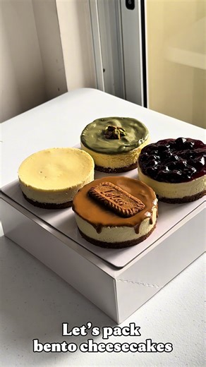 Bento Cheesecakes: Easy 4-Box Packing Guide