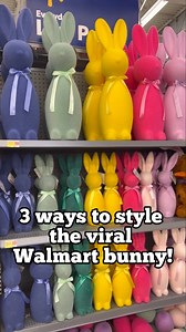 70K views · 671 reactions | 3 fun ways to style the viral @walmart bunnies!  #reels #diy #decor #spring | Nick's Seasonal Décor | Facebook