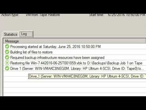 Veeam B&R: Backup & Recovery from Tape - part (3/3)
