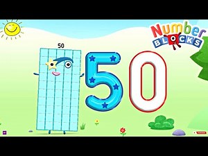 Numberblocks World App | Meet Numberblocks Fifty | Number 50 | Learn Tracing | Educational Game