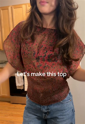 DIY Whimsical Top: Upcycled Fashion Tutorial