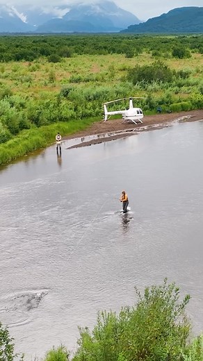 Fly Out Travel | Travel Agent | Custom Itineraries | Watch the wake of this silver salmon chasing @theklimanfamily ‘s fly. Phenomenal heli fishing program over at @redoubtlodge 🎣 🚁... | Instagram