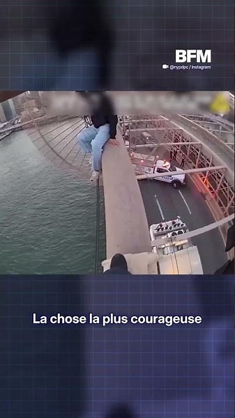 À New York, une femme sauvée sur le pont de Brooklyn dans une opération spectaculaire