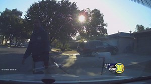 Cell phone robbery caught on dash cam