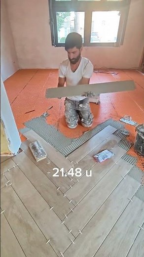 how to place a herringbone tile