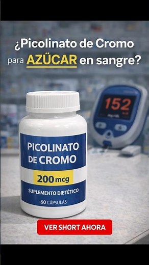¿PICOLINATO DE CROMO para adelgazar? 💊 La verdad científica #nutricion #salud #cromo
