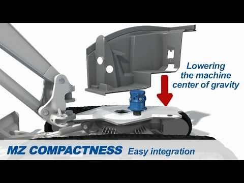 Hydraulic motors for excavator swing drive by Poclain Hydraulics