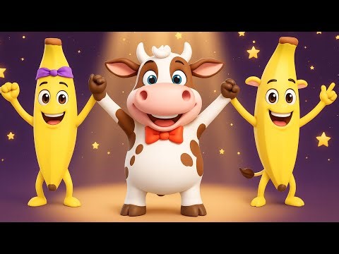 🍌🍎 Los Plátanos Bailarines y Las Manzanas Bailarinas 🎶 | Canción Infantil Súper Divertida para Niños