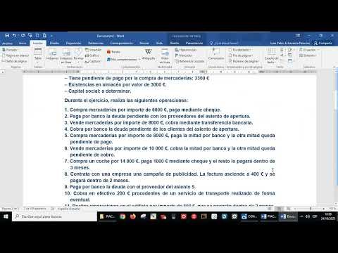 Utilizar Contasol de forma muy básica (asientos y balance de situación)