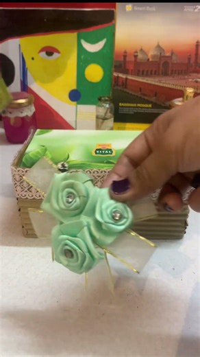 Tissue box decor idea 💡 #beautiful #amazing #art #diy