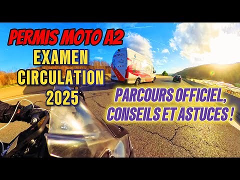 ÉPREUVE DE CIRCULATION PERMIS MOTO A2 2025 (NICE) 🏍️ | PARCOURS OFFICIEL ET COMMENTÉ AVEC CONSEILS 🚦