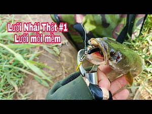 Real Frog Hook P1. Lure Real Frog Snakehead Fish With Soft Bait Hook. How to Hook Real Frogs | Da...