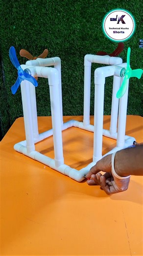 360-Degree Table Fan कैसे बनाये Part-5 #shorts #TechnicalKanhaShorts