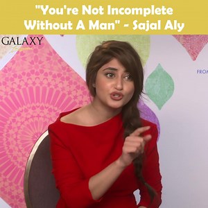 During an interview, Sajal Aly weighed in on the toxicity that surrounds the concept of marriage in our culture, emphasizing on the fact that an individual without a partner is not an incomplete or failure of a human 💯 #SajalAly (📸: Credits: Reel Life With Ridah Khan) | Galaxy Lollywood