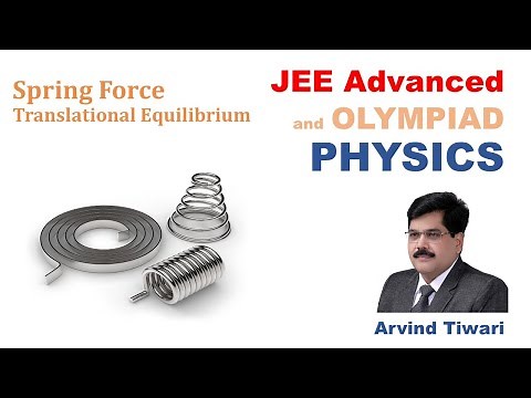 L 19. Spring Force in Equilibrium: Worked Examples