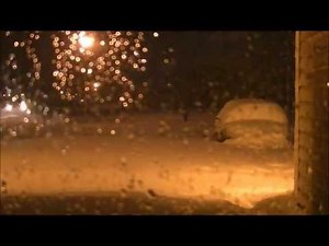May 1-2, 2013 snowfall timelapse, Owatonna, MN