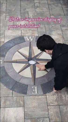 Building a Custom Compass Rose Paver Medallion