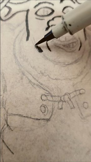Speed Draw Shrek and Donkey part 1 #speedart #illustration #drawing #art #shrek