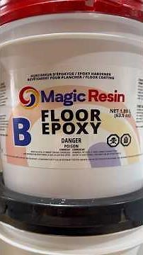DIY Flake Epoxy Flooring with Polyaspartic Top Coat | Magic Resin Step-by-Step Guide #floorepoxy