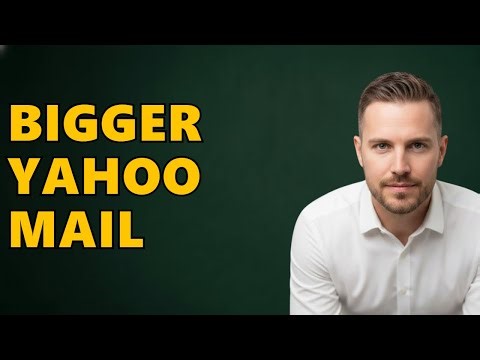 How To Enlarge Yahoo Mail Screen?