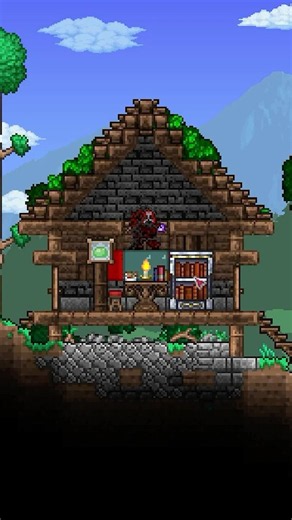 Try THIS Roof Design in YOUR Terraria Builds! #terraria #tips
