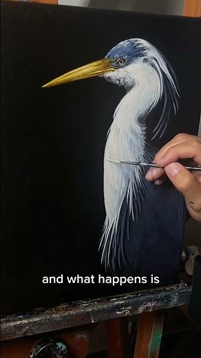 How to soften edges in acrylic paint. Follow me for more painting tips. #howtopaint #softedges