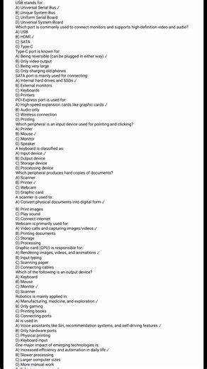 MCQ'S FOR CLASS 7 (COMPUTER) ICT FUNDAMENTALS