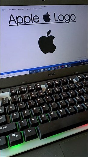 Apple Logo in Ms Word By shortcut key | In English | DSH. #shortcutkeys #usa.